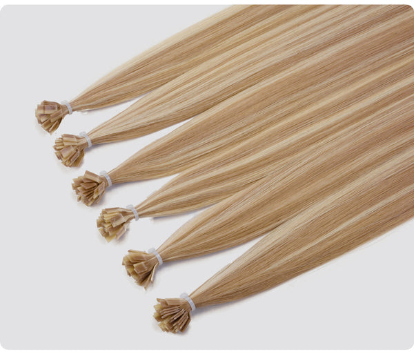 Flat tip hair extension