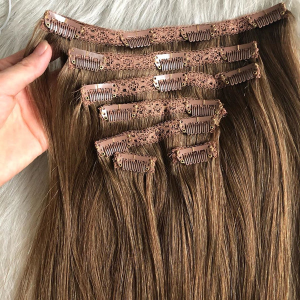 lace clip in hair extension