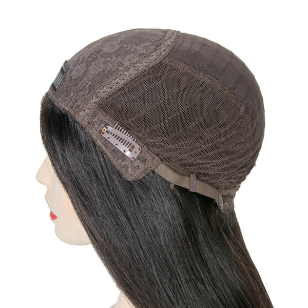 Best selling Silk straight 100% European Cuticle aligned virgin human hair jewish wigs