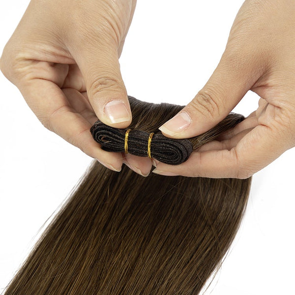 flat weft hair extension