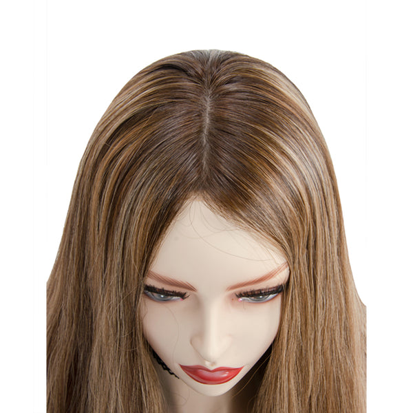 New Fashion Unprocessed Virgin European Hair Mono Multidirectional Jewish Kosher Wig For Women