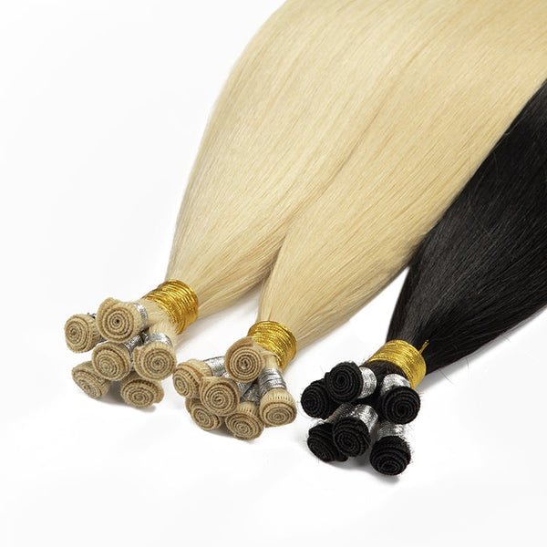 hand tied weft hair extension