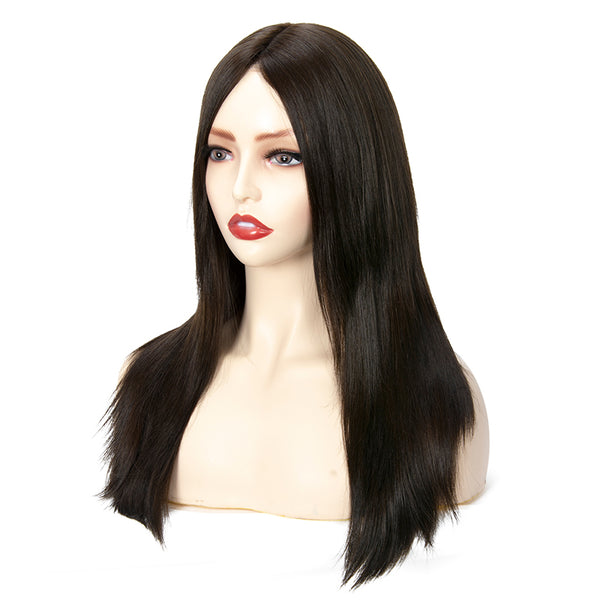 European human hair Straight Jewish wigs Natural color for all beautiful women Kosher Wig and sheitel 21 inch