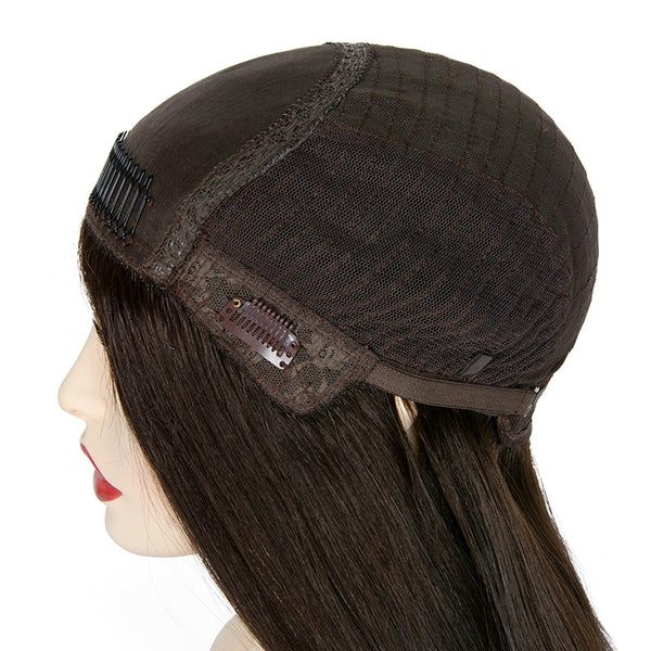 Jewish wigs European human hair Straight #2 color for women Kosher Wig and sheitel wigs 21822