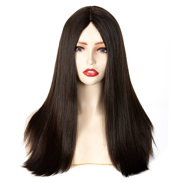 Jewish wigs European human hair Straight #2 color for women Kosher Wig and sheitel wigs 21822