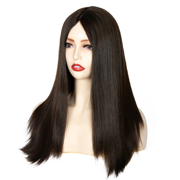 Jewish wigs European human hair Straight #2 color for women Kosher Wig and sheitel wigs 21822